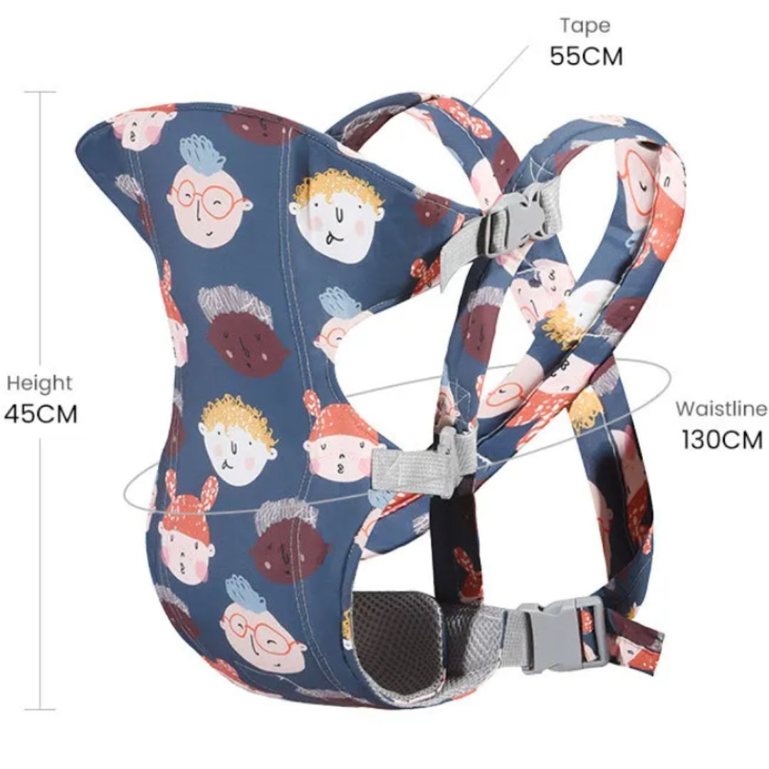 Multifunktionale Babytrage – Ergonomische Tragehilfe für Neugeborene & Kleinkinder