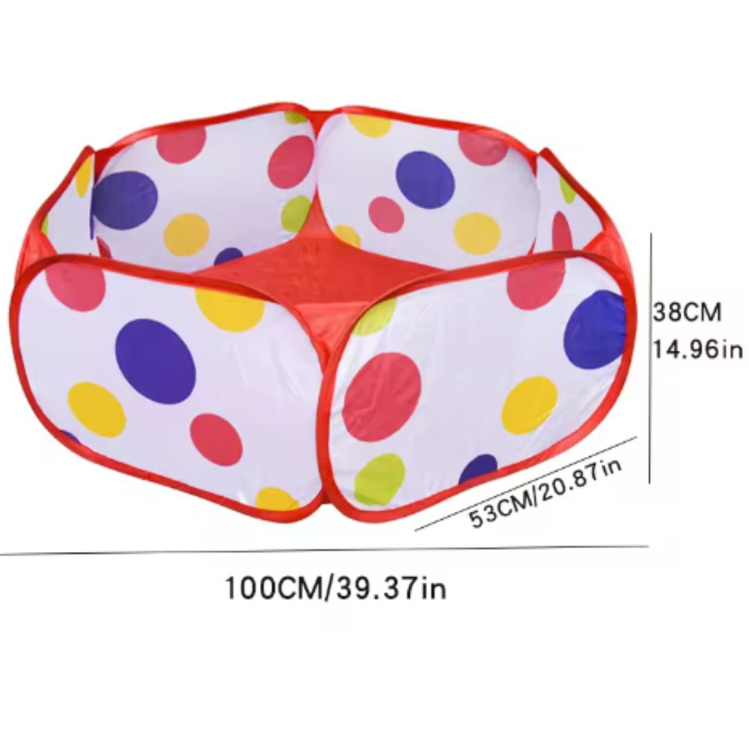 Pop-Up Bällebad für Kinder – Faltbares Spielzelt für Drinnen & Draußen