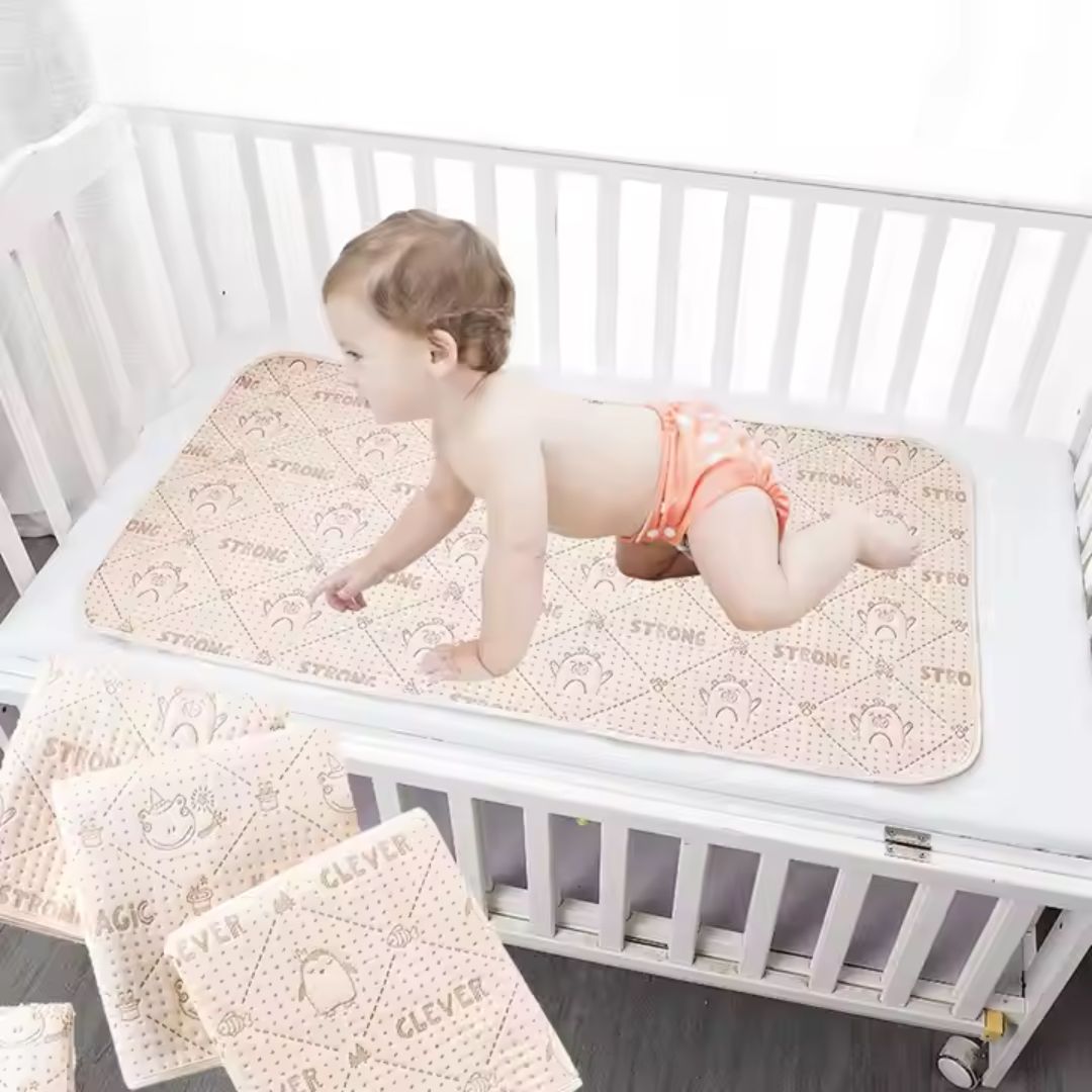 Wickelunterlage Baby Wasserdicht – Weich & Waschbar