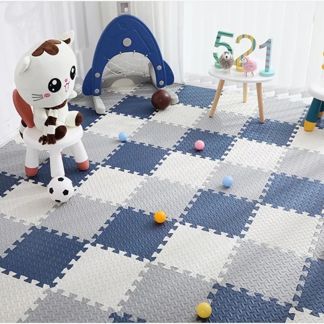 Spielmatte aus Schaumstoff – Rutschfeste Puzzlematte für Babys & Kinderzimmer