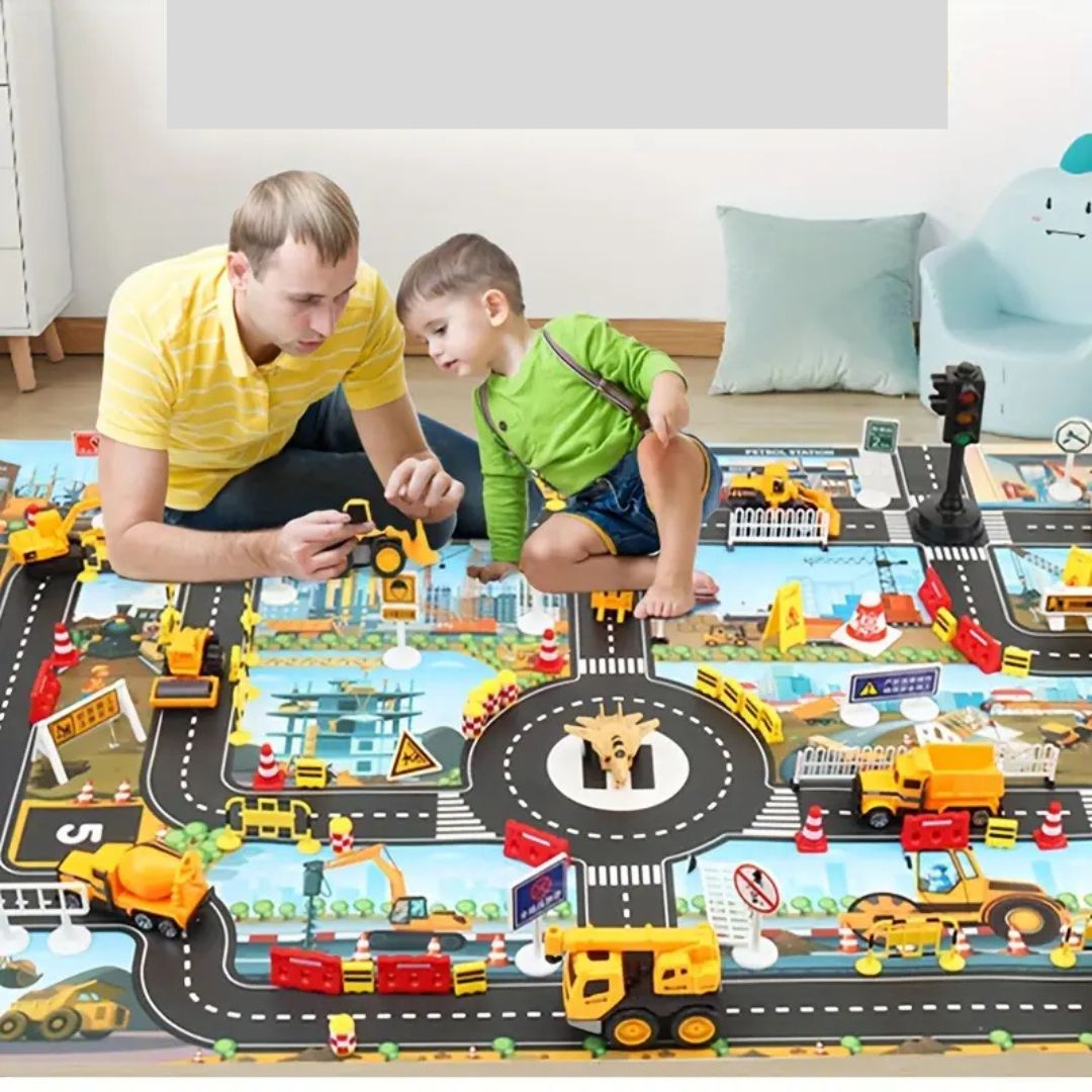 Spielspaß Auf Rädern – Verkehrs-Spielmatte Für Kinder