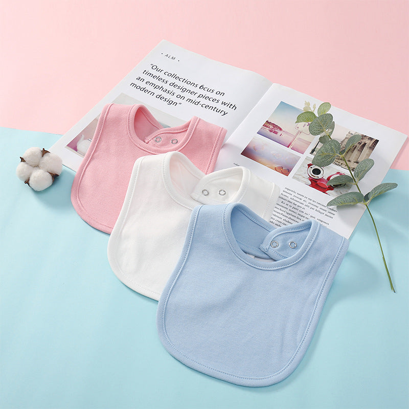 Baby Lätzchen aus Weicher Baumwolle – Saugfähig & Hautfreundlich mit Druckknopf