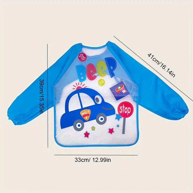 Kinderschürzen mit langen Ärmeln – Wasserdichte Baby Lätzchen