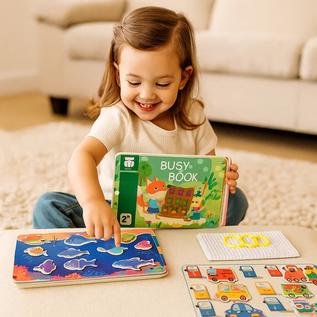 Sensorisches Montessori Beschäftigungsbuch