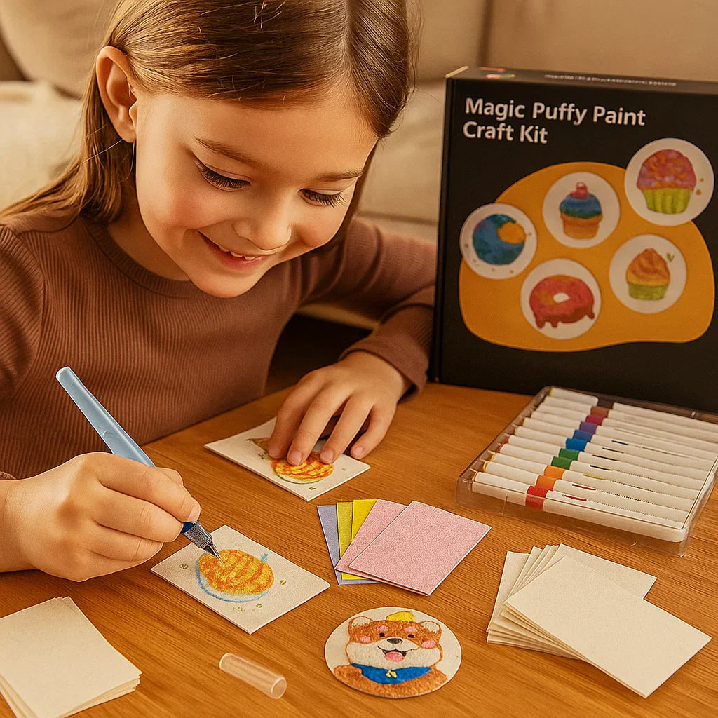Magisches Puffer Farbe Bastelset