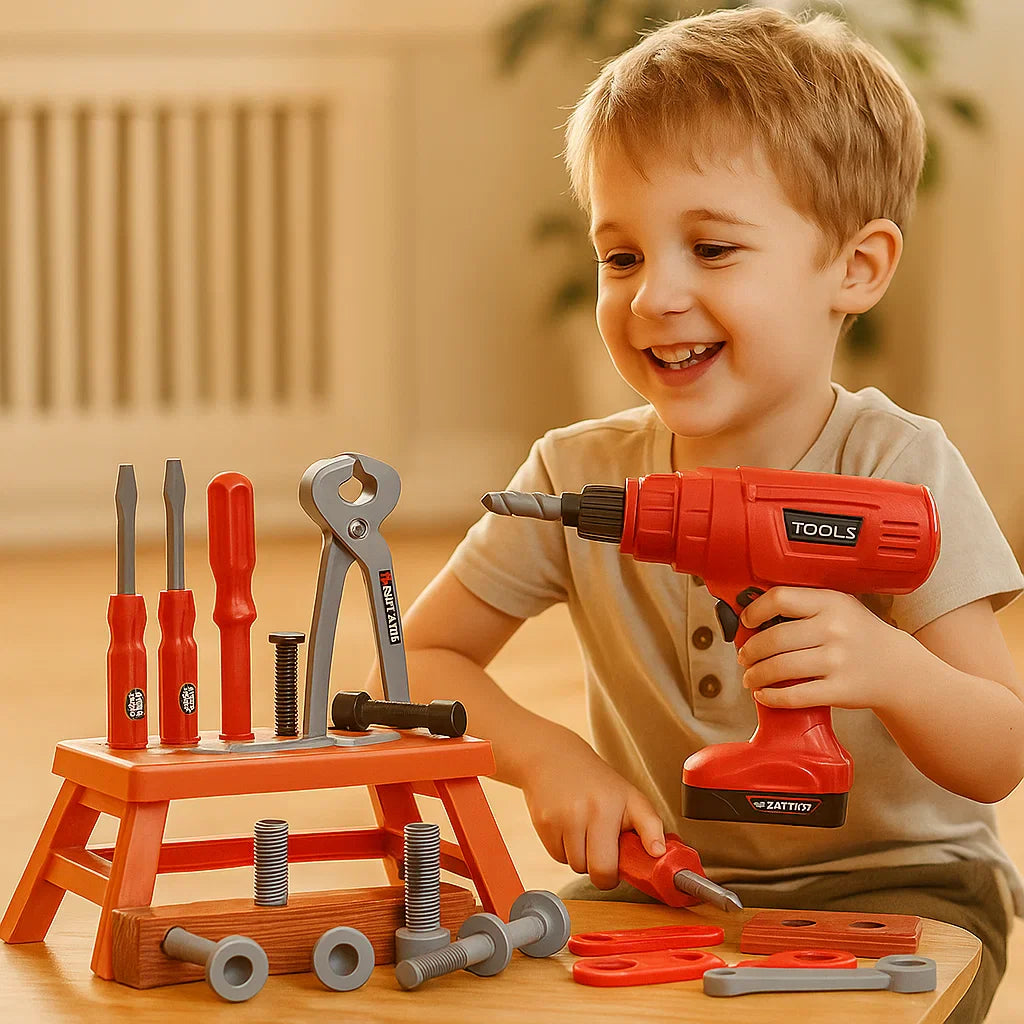 Kindersicheres Werkzeug Spielset