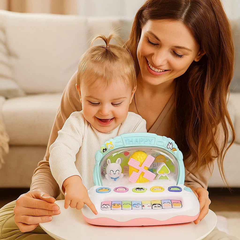 Musikalisches Schneeflocken Piano Lernspielzeug