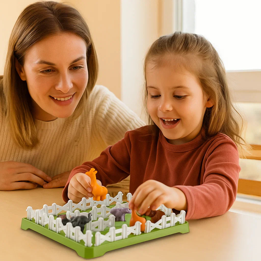 Montessori Farm Tier Puzzle und Lernspielzeug
