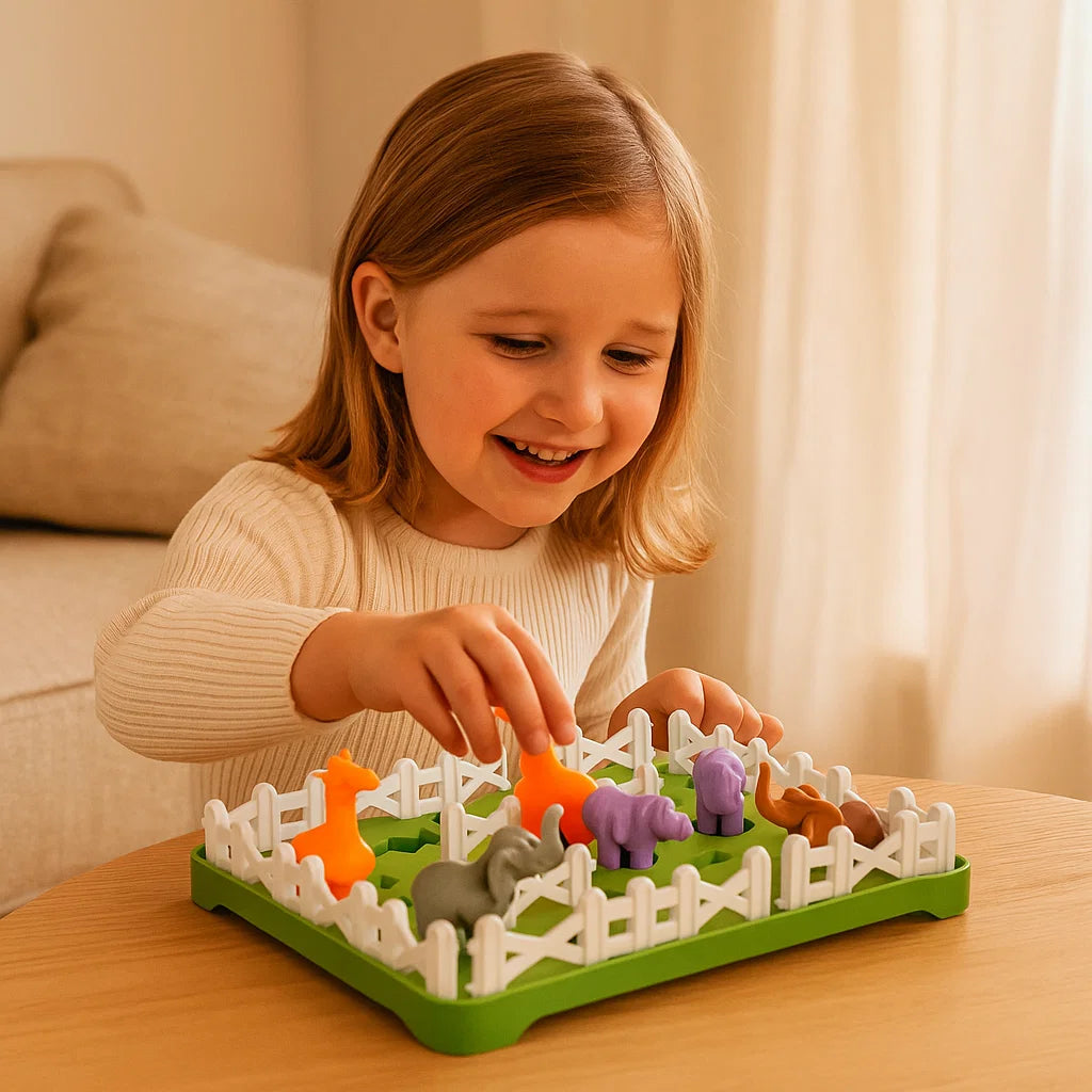 Montessori Farm Tier Puzzle und Lernspielzeug