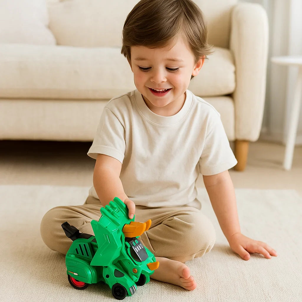 Transformierende Dinosaurier Autos