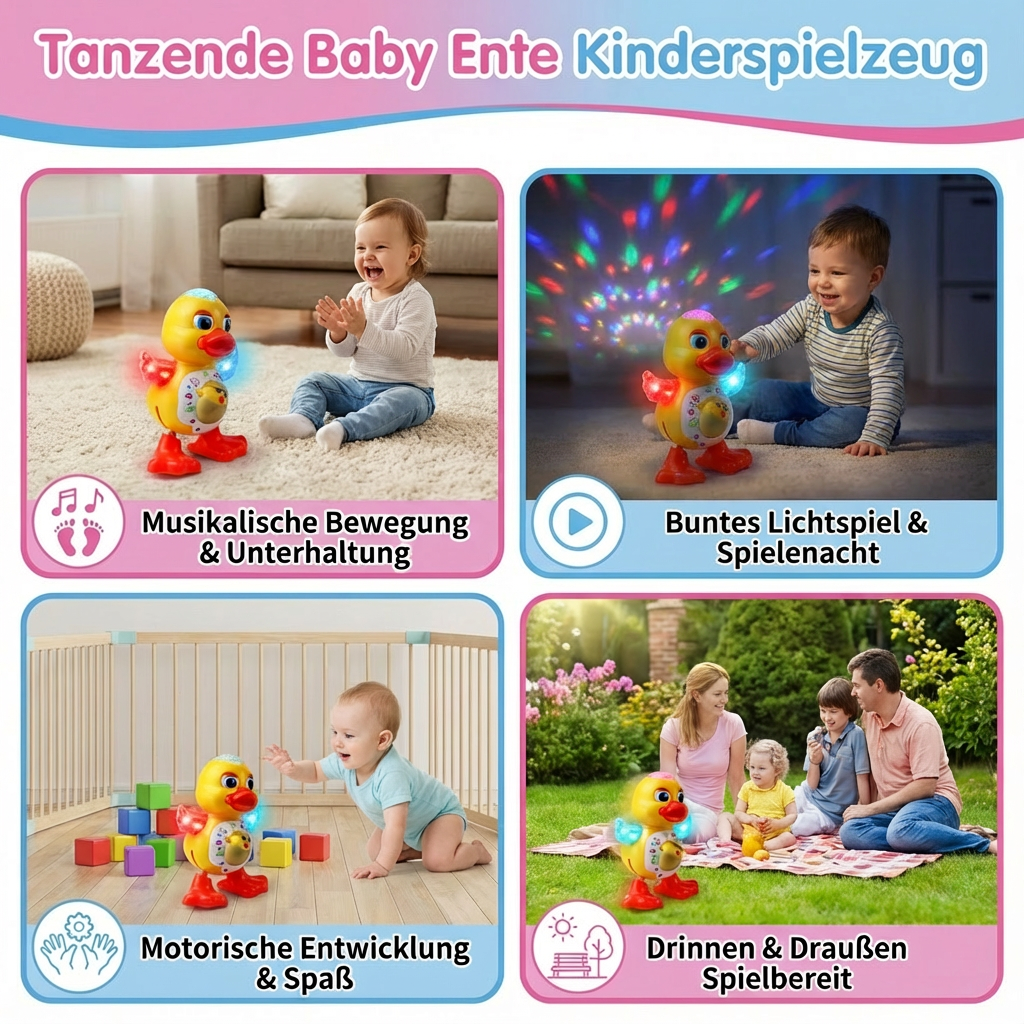 Tanzende Baby Ente Kinderspielzeug