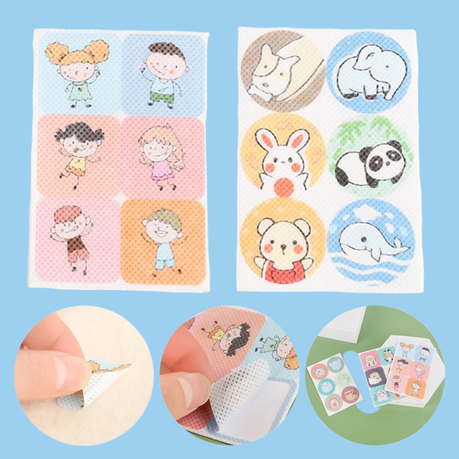 Natürliche Aufkleber zum Schutz vor Mücken für Kinder und Babies (100 Stück)