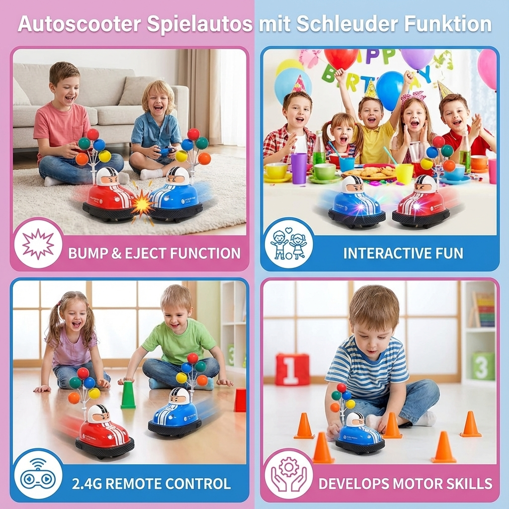 Autoscooter Spielautos mit Schleuder Funktion