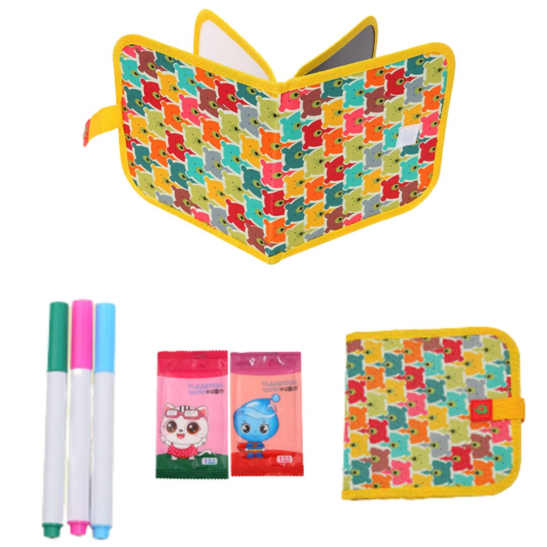 Wiederverwendbares Malbuch für Kinder