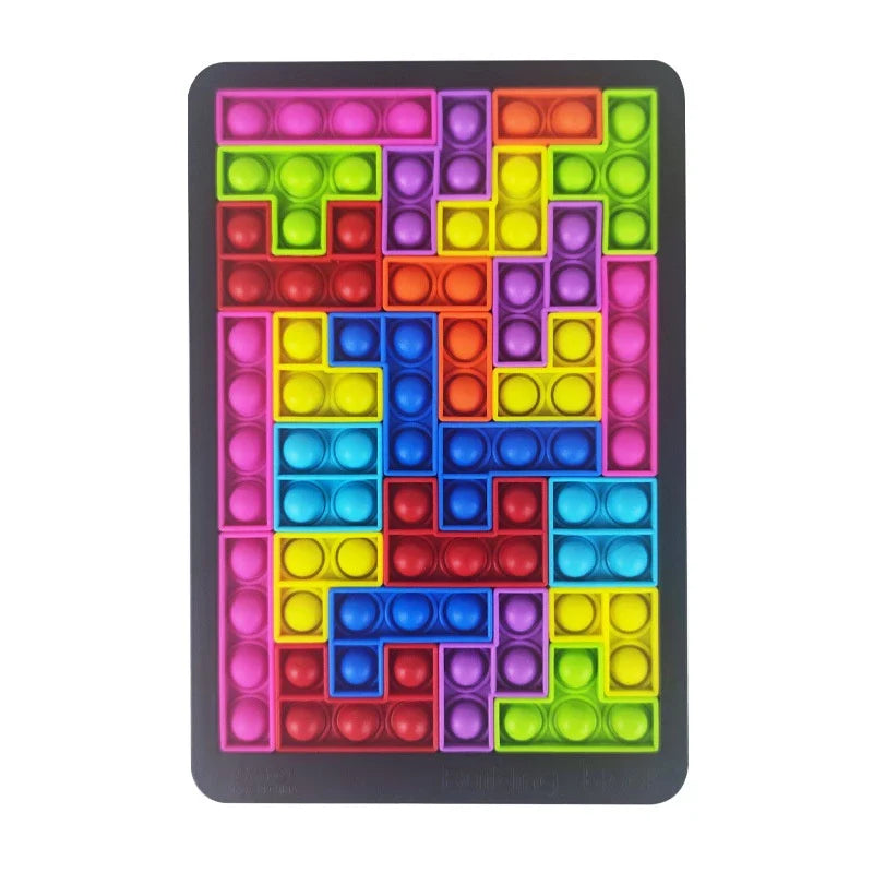 Farbenfrohes Tetris Kinderspiel