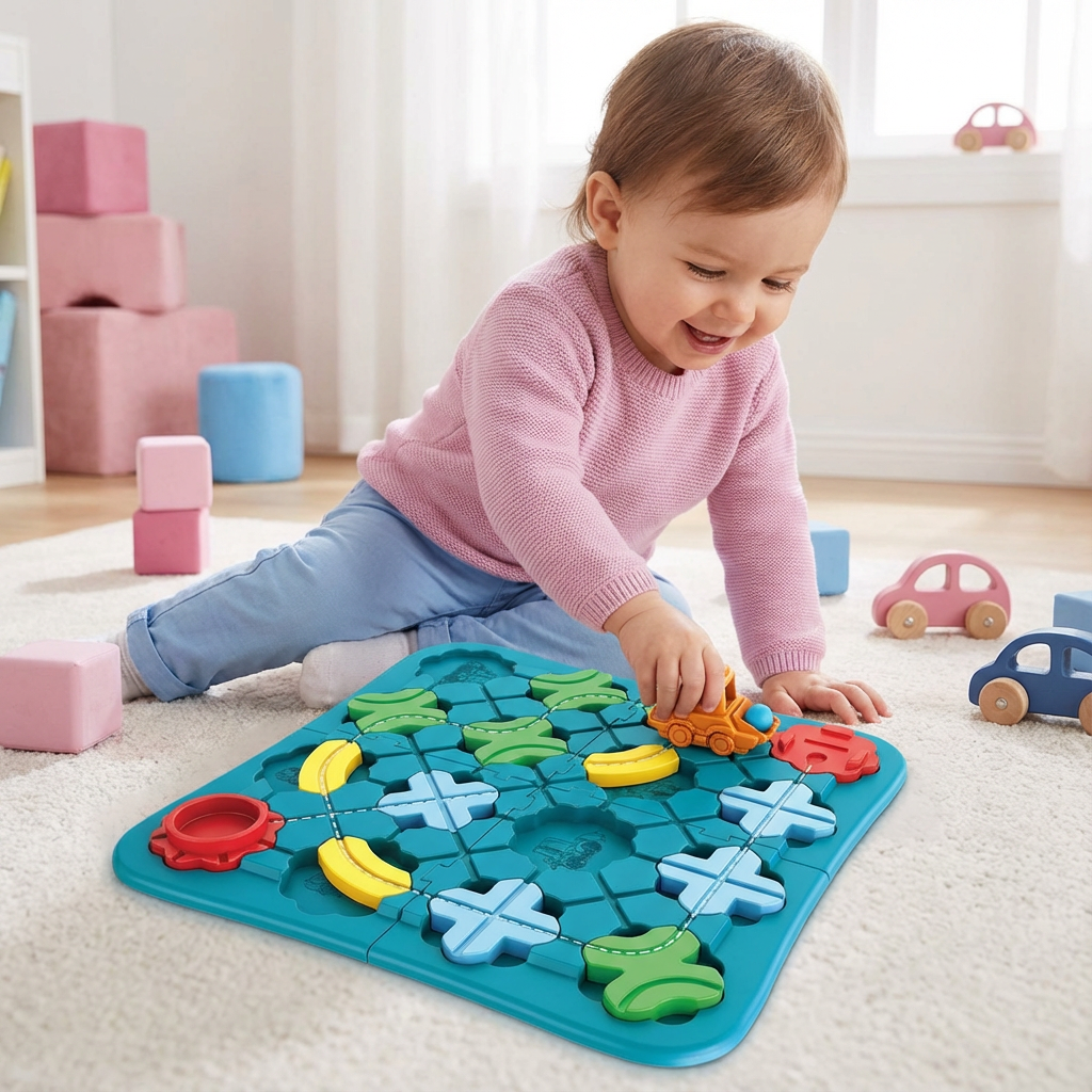 Montessori Straßen-Puzzle