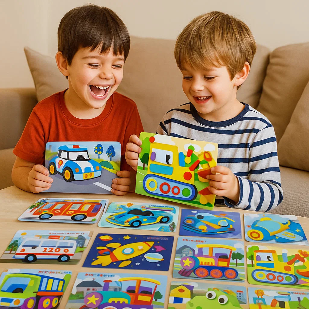 Kreatives Sticker Bastel Set für Kinder