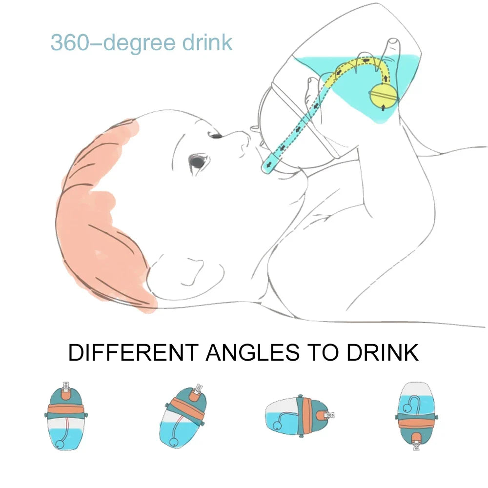 Kinder Trinkbecher mit Henkel – Sippy Cup mit Katzen Design