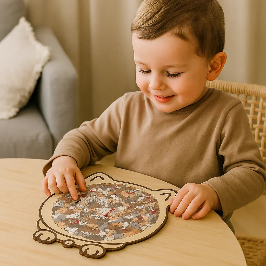 Katzen Puzzle aus Holz