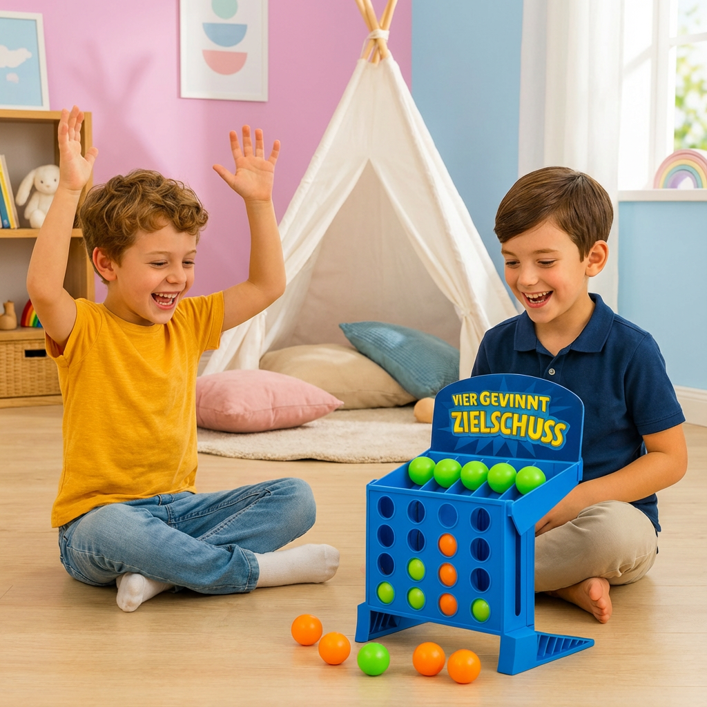 Vier Gewinnt Zielschuss Spiel