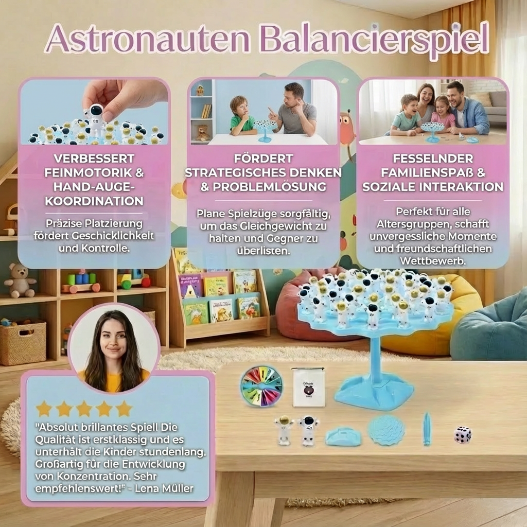 Astronauten Balancierspiel