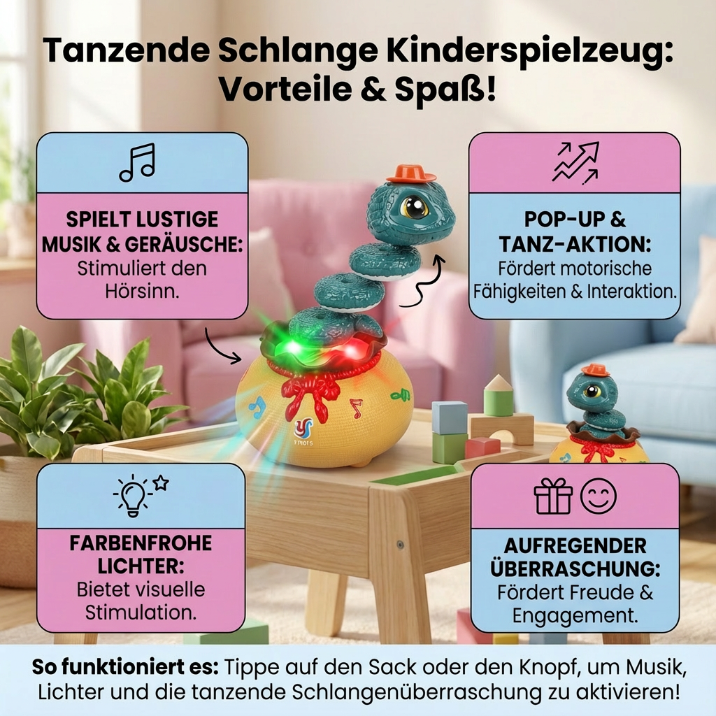 Tanzende Schlange Kinderspielzeug