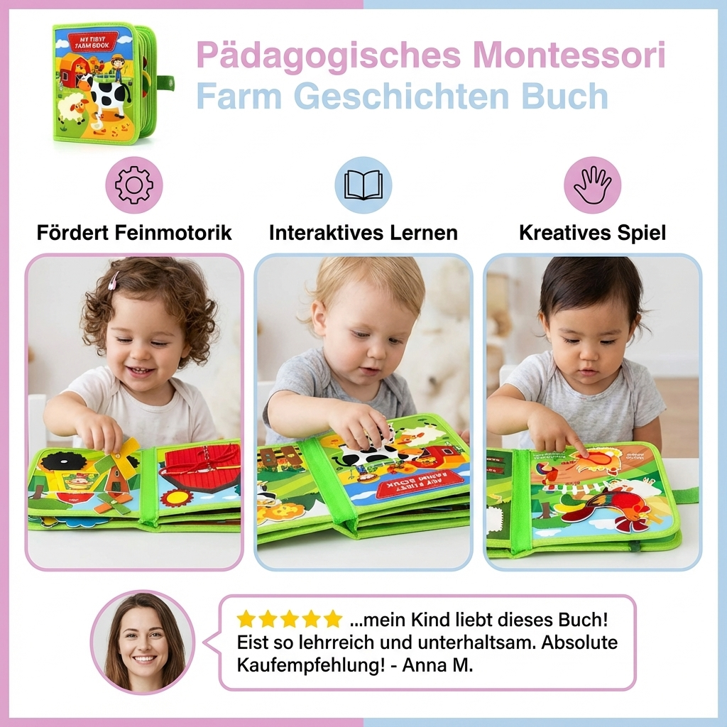 Pädagogisches Montessori Farm Geschichten Buch