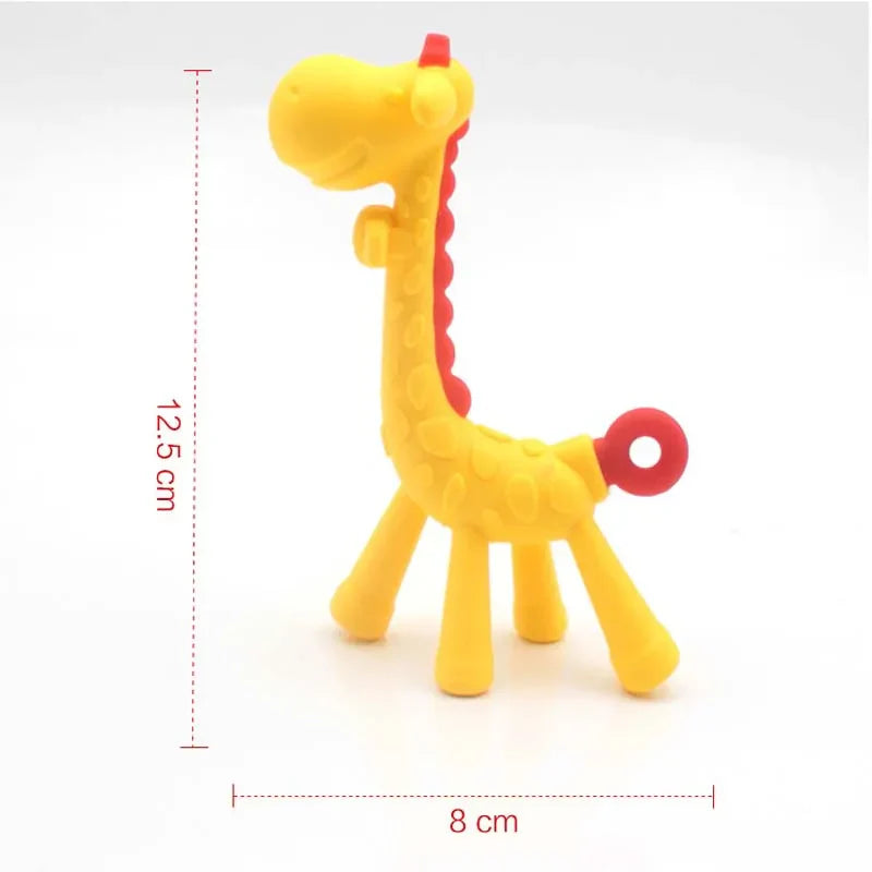 Baby Beißspielzeug Giraffe aus Silikon