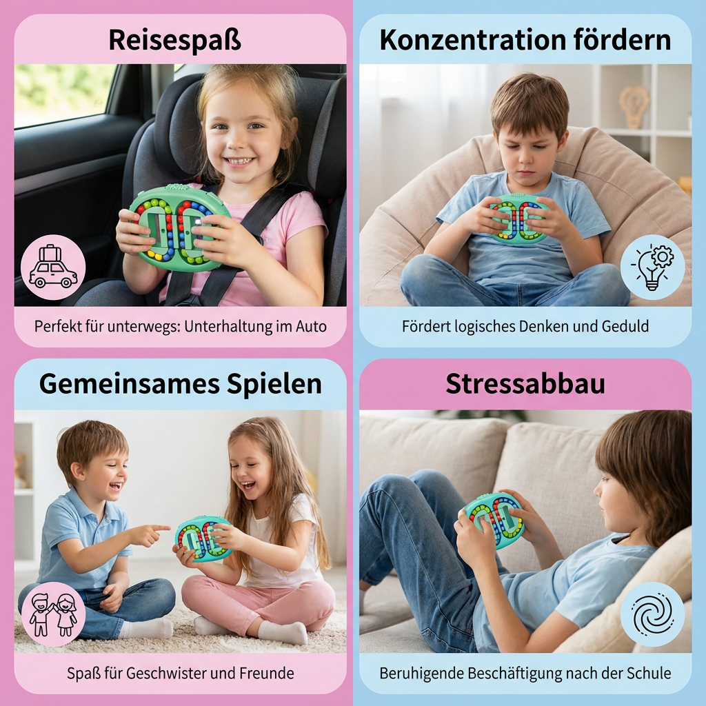 Zweiseitiges Farbkugel Logik Spiel