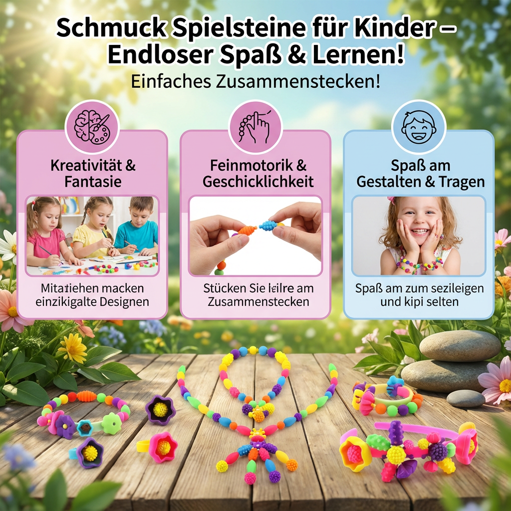 Schmuck Spielsteine für Kinder