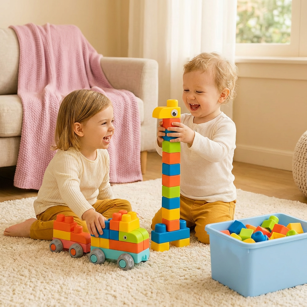 Kinder Sichere Gummi Bausteine für Frühes Lernen