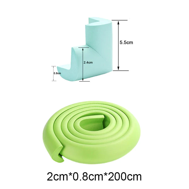 Kantenschutz für Tische und Möbel – Weiche Stoßschutzleiste für Kinder