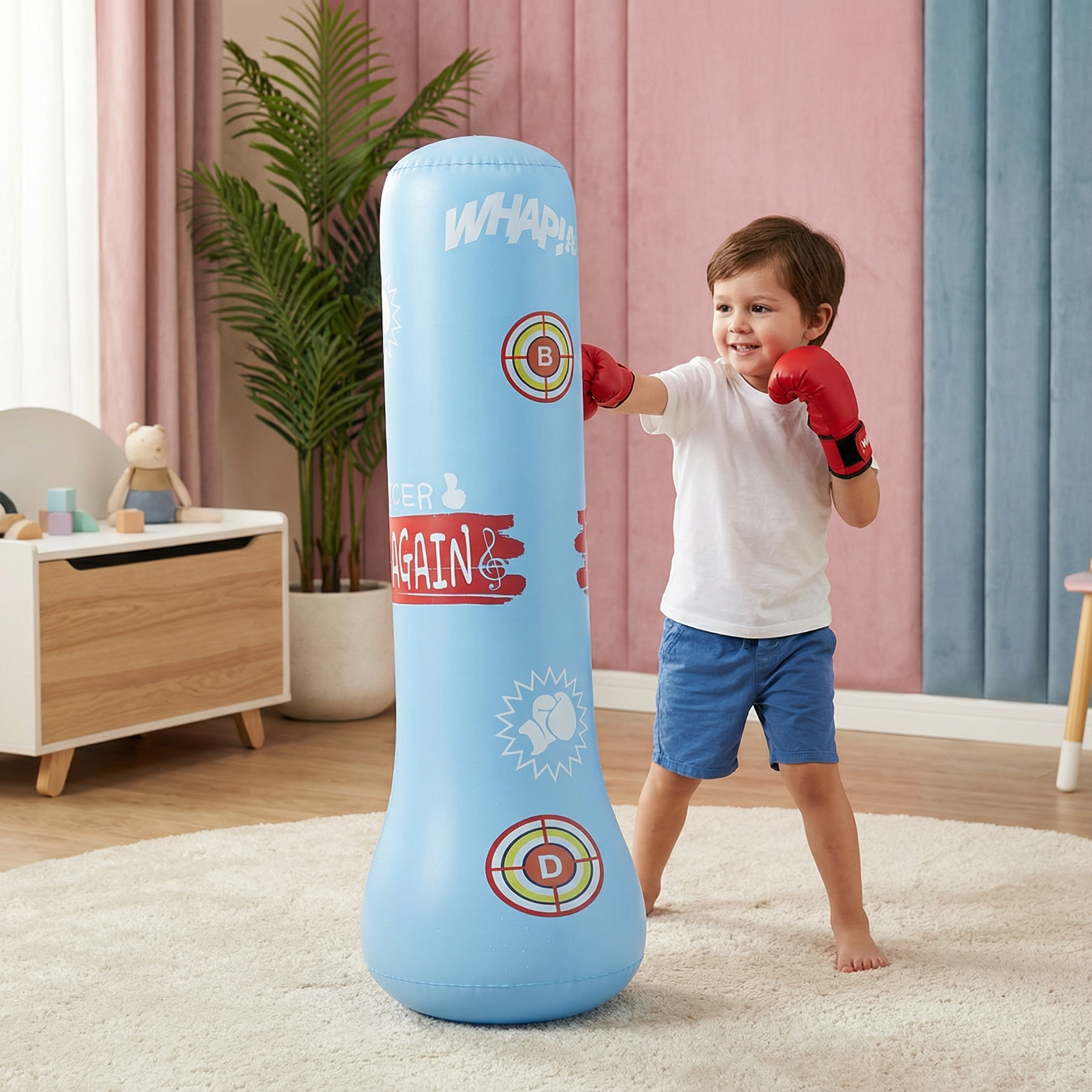 Aufblasbarer Kinder-Boxsack mit Wasserbefüllung