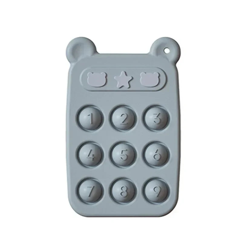 Beißring & Fidget-Spielzeug – Weicher Silikon-Stresslöser Für Babys