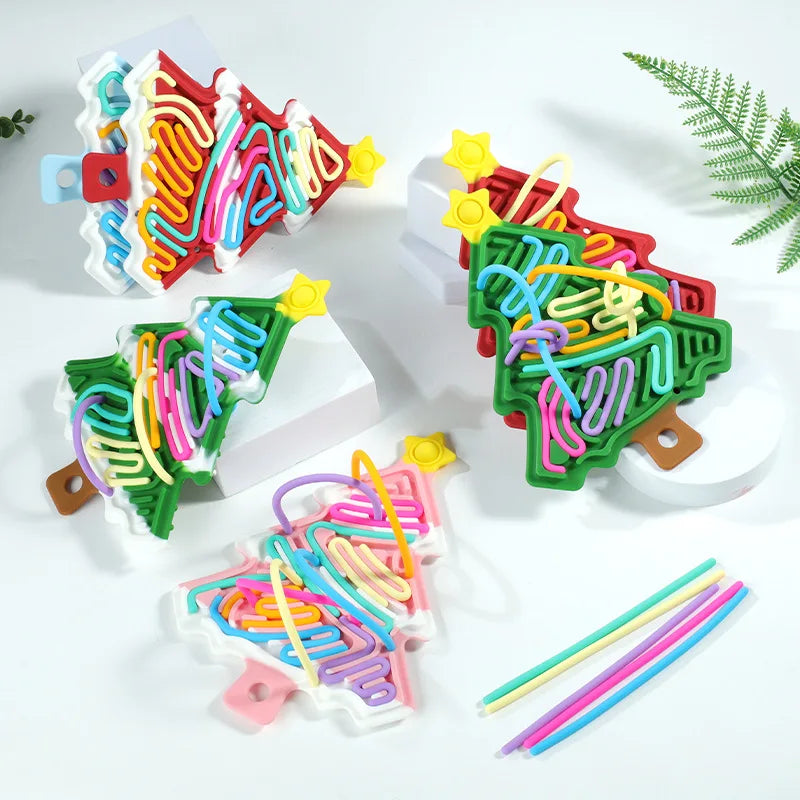 Silikon Stresslöser Weihnachtsbaum – Kompakt und Lustig für die Weihnachtszei