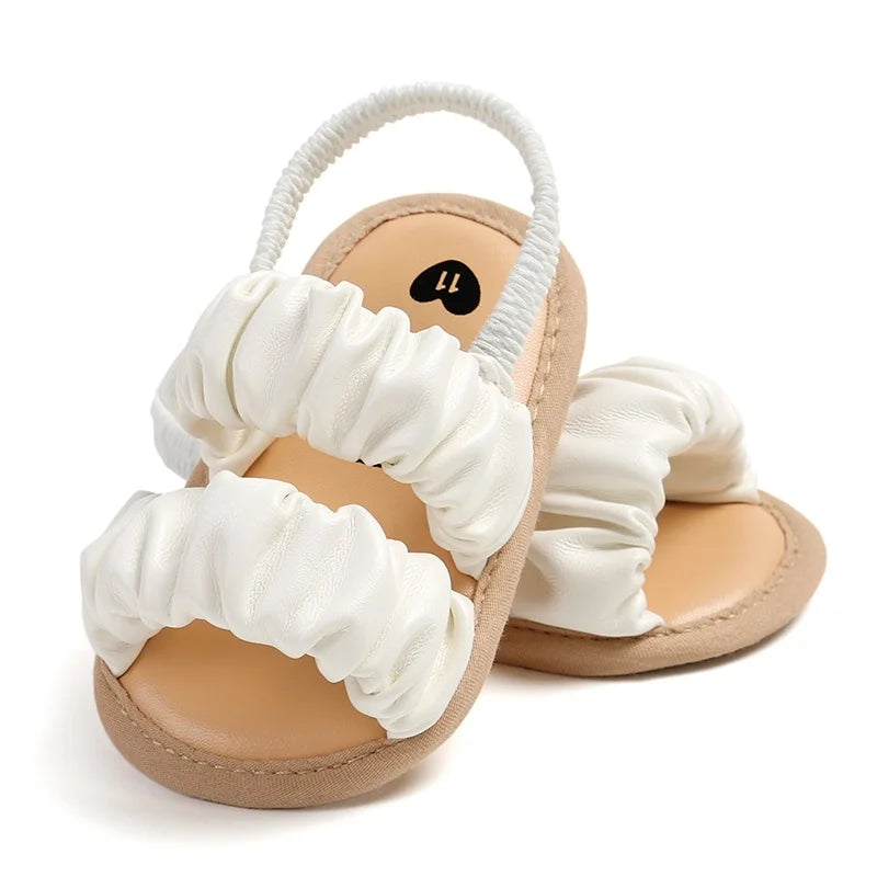 Weiche und Bequeme Baby-Mädchen Sandalen mit Rüschen