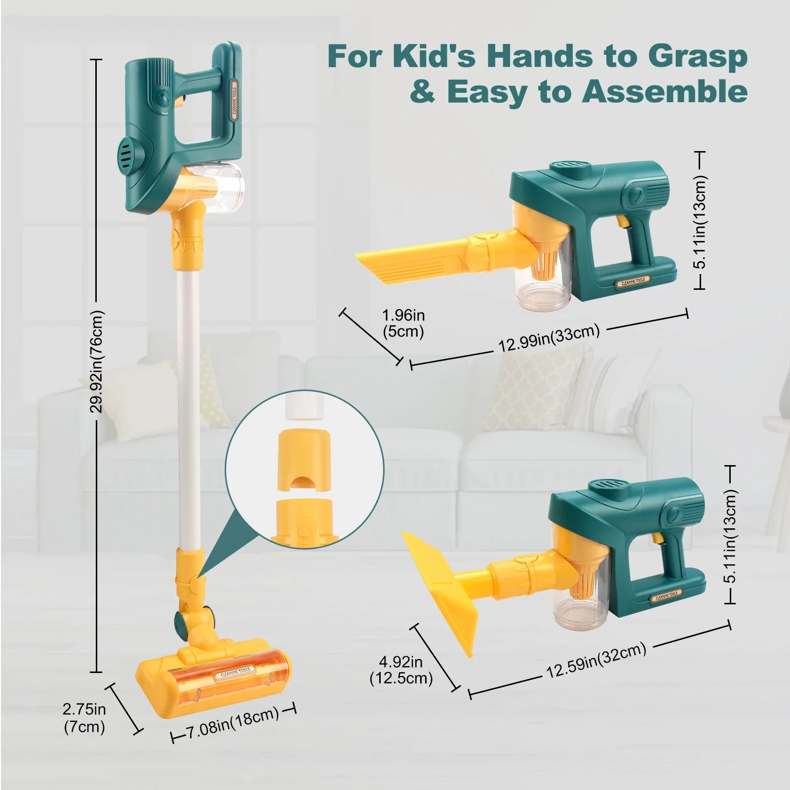 Mini-Staubsauger - Interaktives Kinderspielzeug