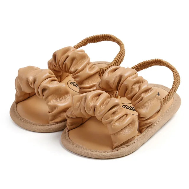 Weiche und Bequeme Baby-Mädchen Sandalen mit Rüschen