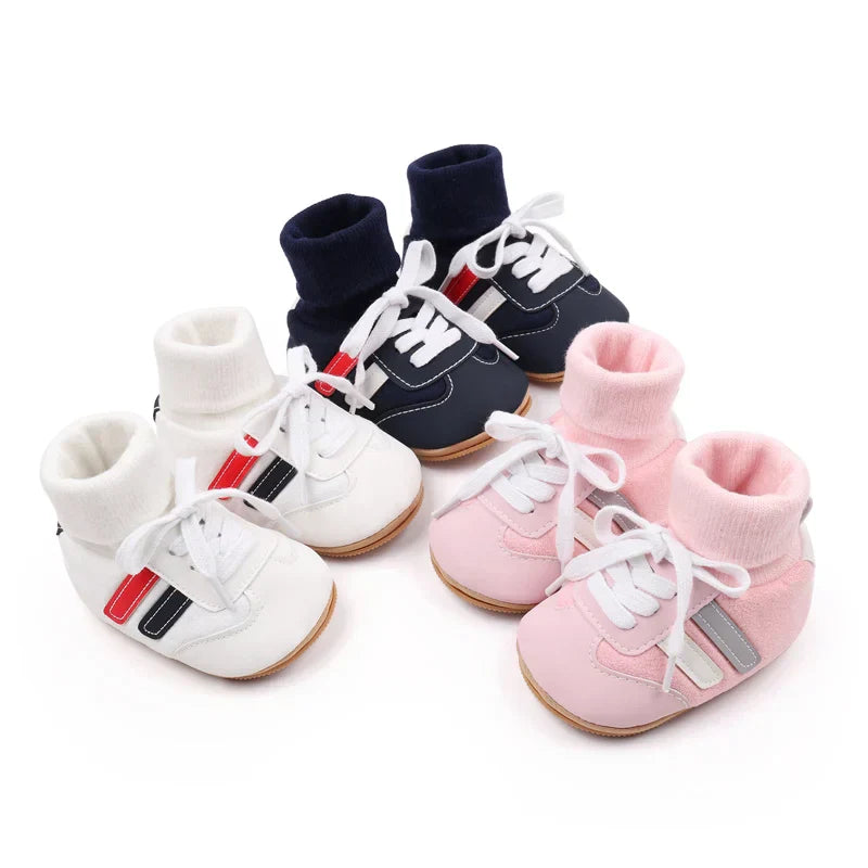 Rutschfeste Kinderschuhe mit Weicher Sohle – Warme Baby Sneaker