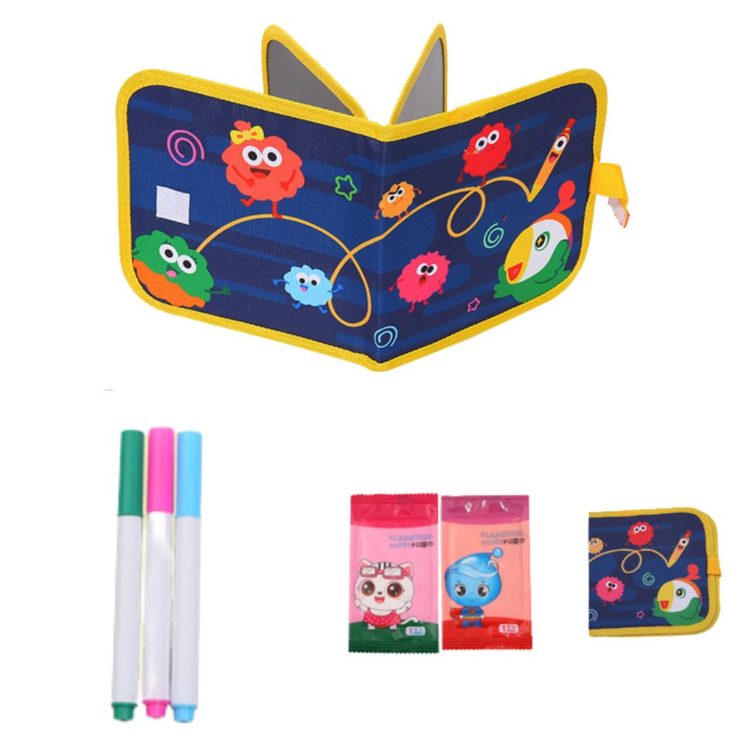 Wiederverwendbares Malbuch für Kinder