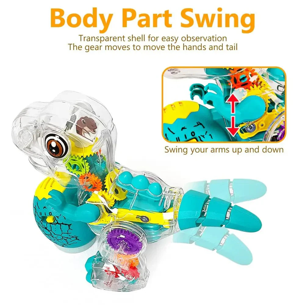 Leuchtende Dino-Abenteuer – Spielzeug Dino mit Musik und Lichtern