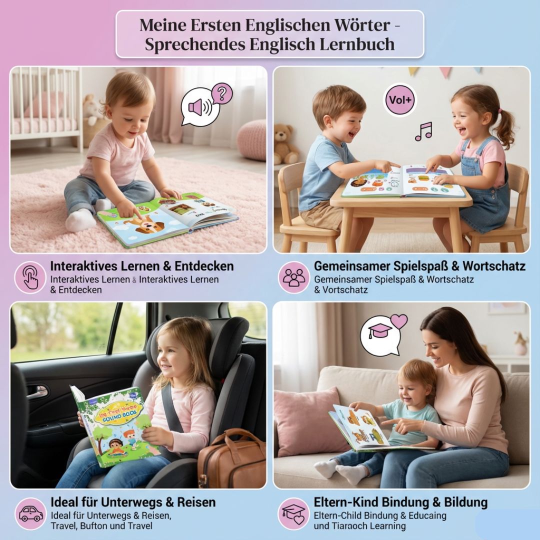 Meine Ersten Englischen Wörter - Sprechendes Englisch Lernbuch