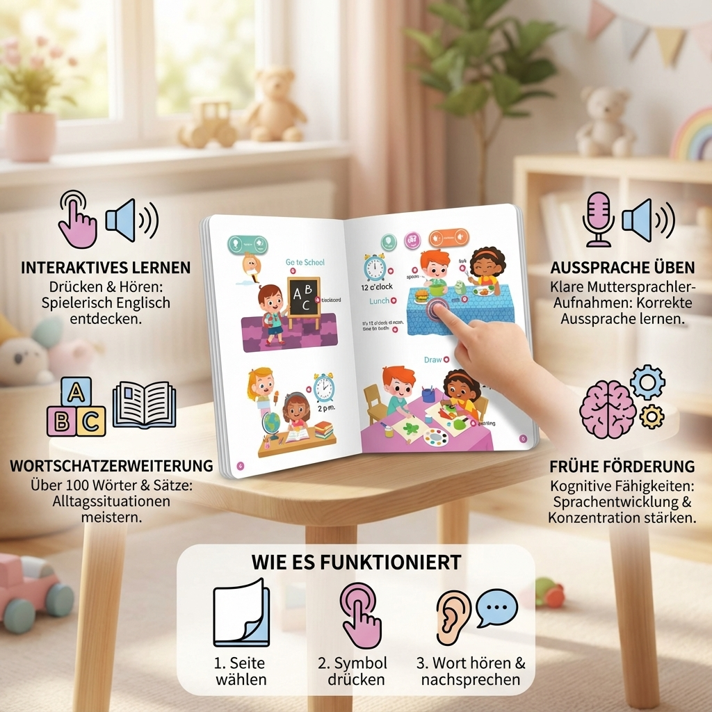 Meine Ersten Englischen Wörter - Sprechendes Englisch Lernbuch