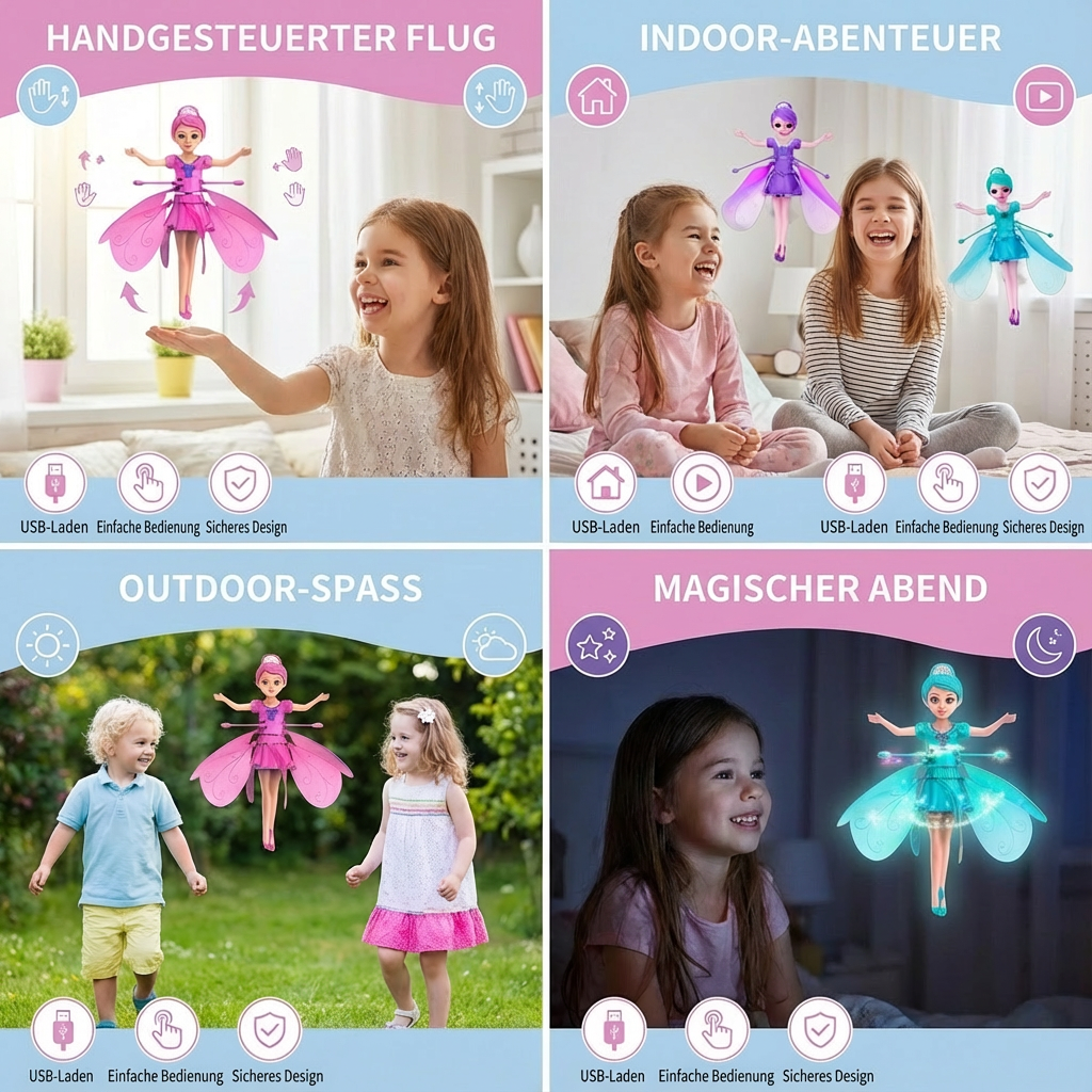 Schwebende Zauberfee Kinderspielzeug