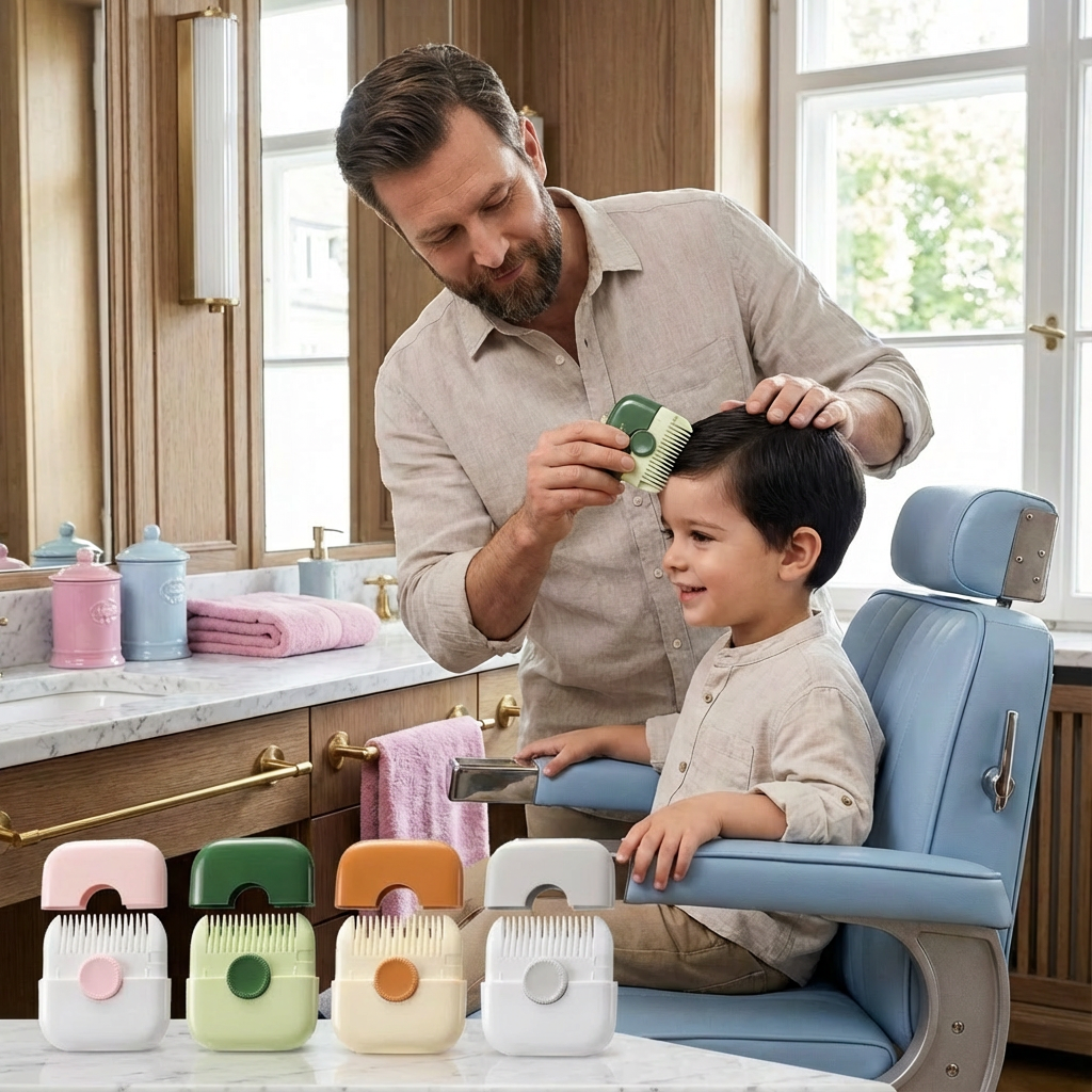 Kinderfreundlicher und Sanfter Haarschneide Kamm