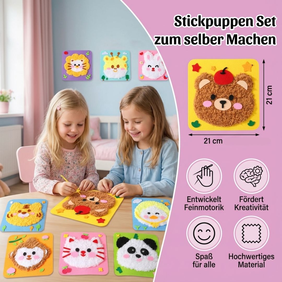 Stickpuppen Set zum selber Machen