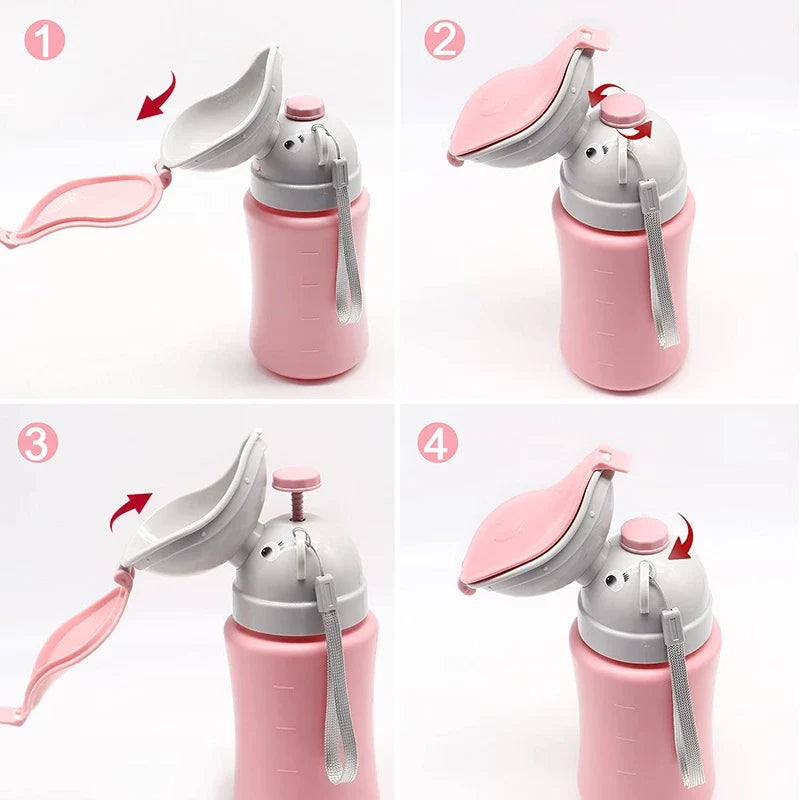 Tragbares Kindertöpfchen – Kompaktes und Auslaufsicheres Töpfchen