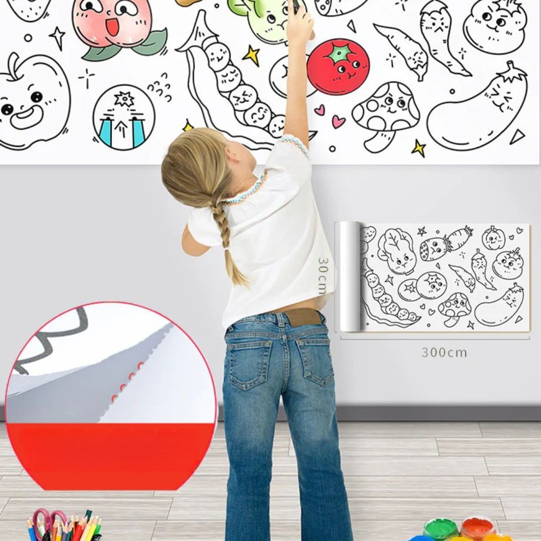 Lassen Sie Die Fantasie Ihrer Kinder Fliegen! - XXL- Malpapier