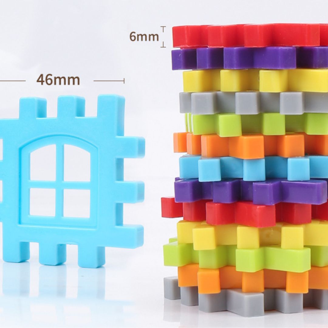 Montessori Fenster Bausteine für Kinder