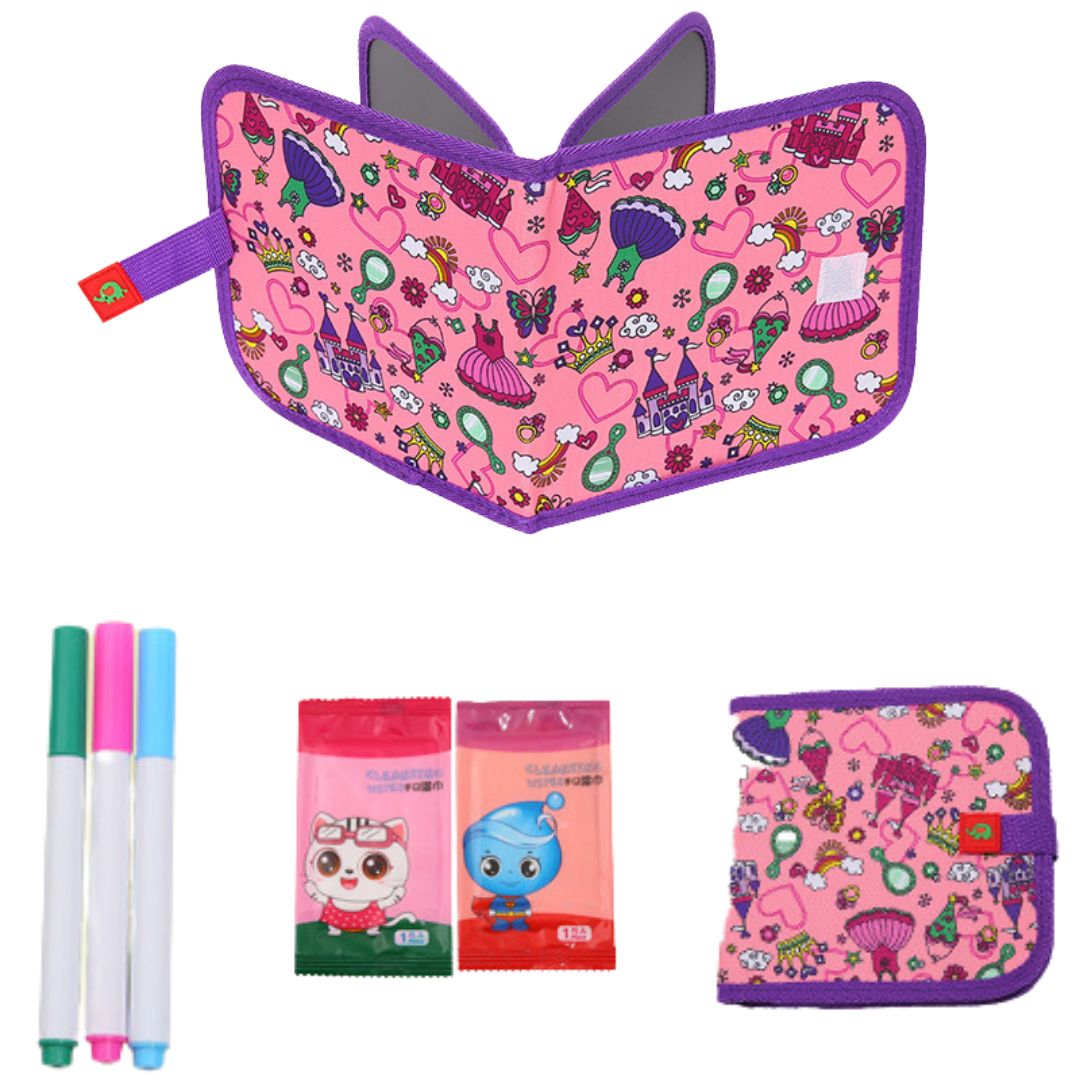 Wiederverwendbares Malbuch für Kinder